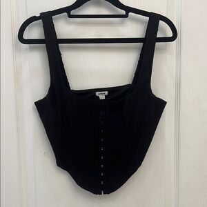 Garage Black Corset Tank Top Size, Xs